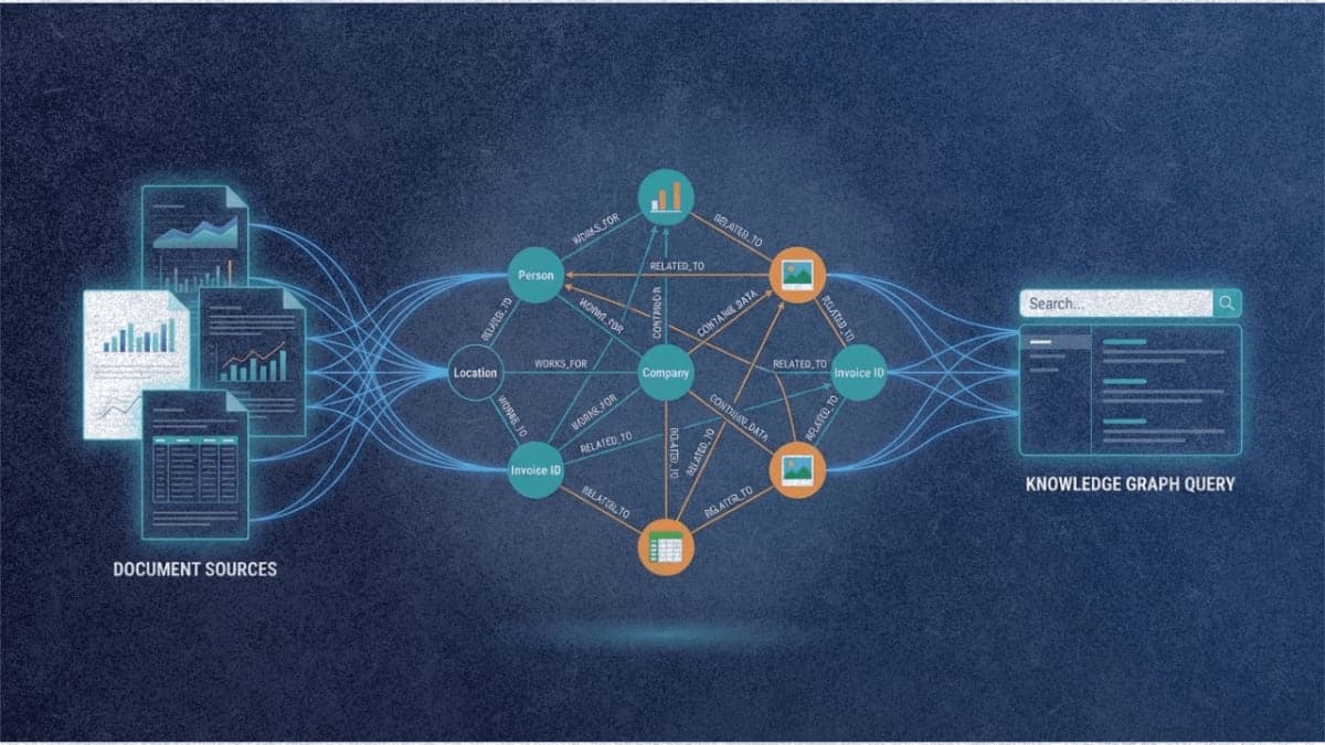 Diagram showing MegaRAG's pipeline from visual documents through multimodal knowledge graph construction to query answering