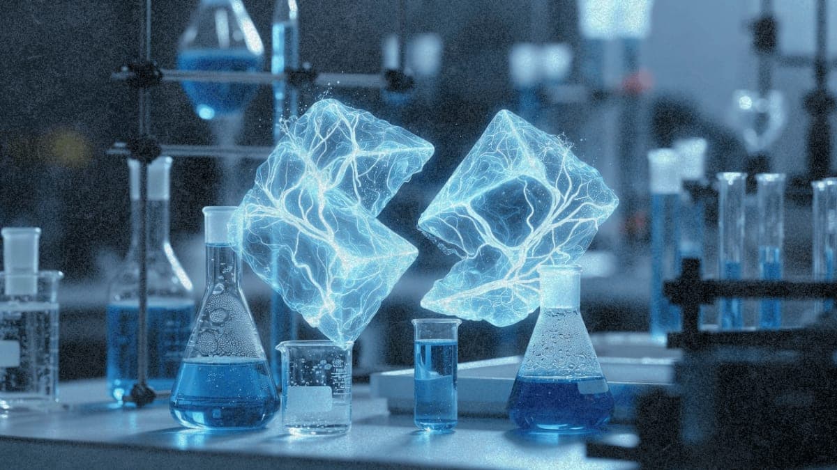 Abstract visualization of quantum information being encrypted and duplicated