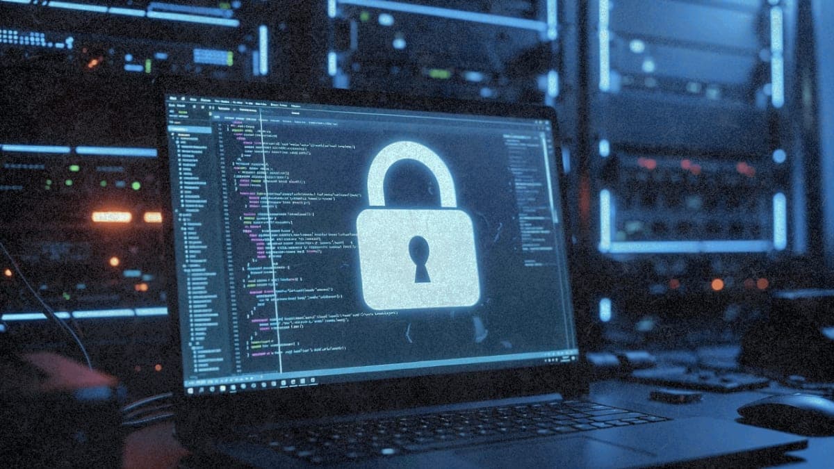 Conceptual illustration showing Anthropic's Claude AI blocked from xAI's access