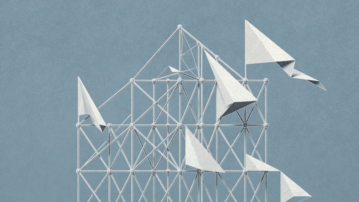 Abstract geometric illustration representing mathematical proof structure