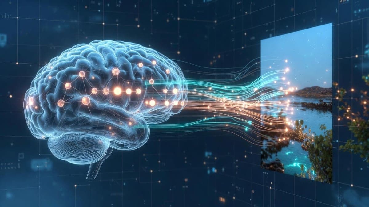 Visualization of AI Chain-of-Thought reasoning connecting to image generation output