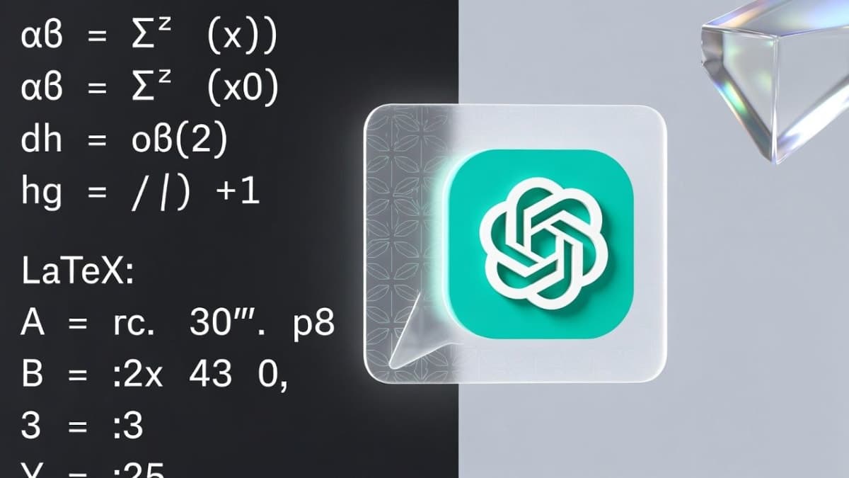 OpenAI Prism interface concept showing LaTeX document editing with AI assistance