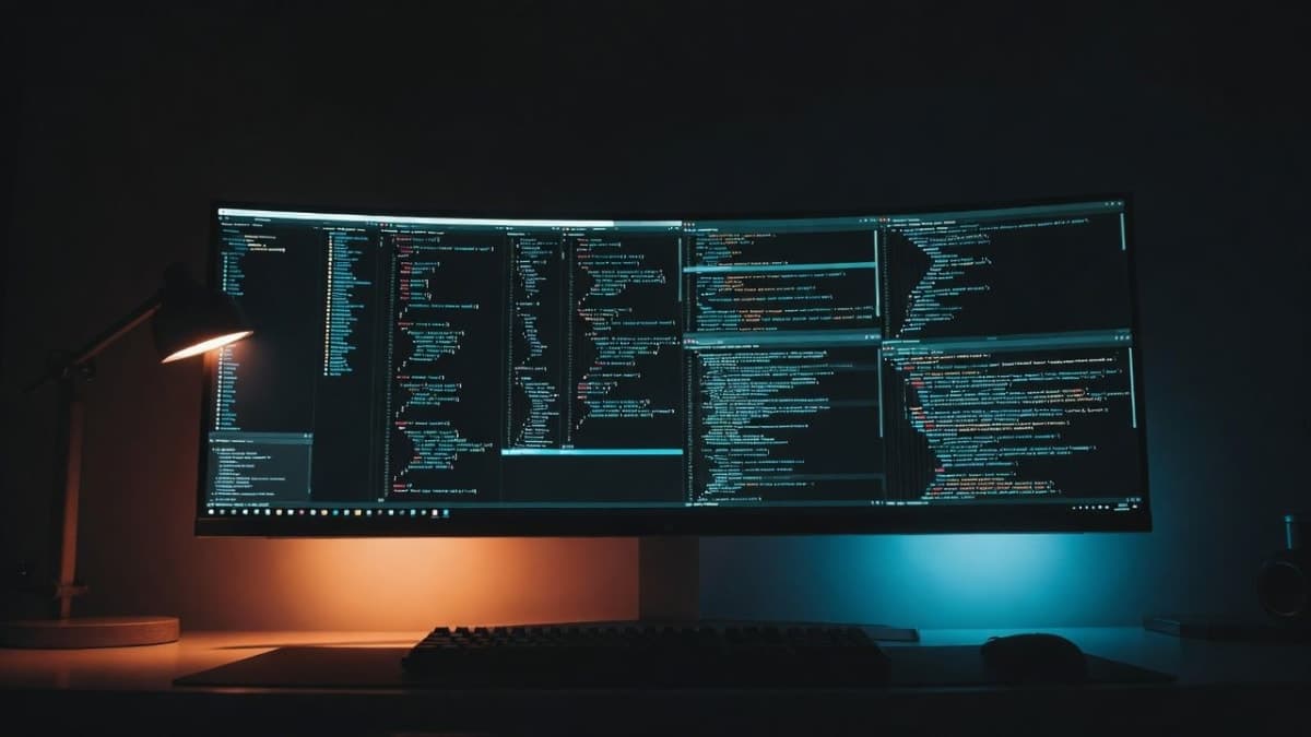 Terminal window showing multiple parallel AI coding agent sessions running simultaneously in a dark development environment