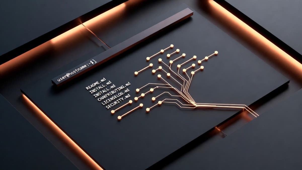 Terminal window showing Claude Code memory directory structure with MEMORY.md and topic files