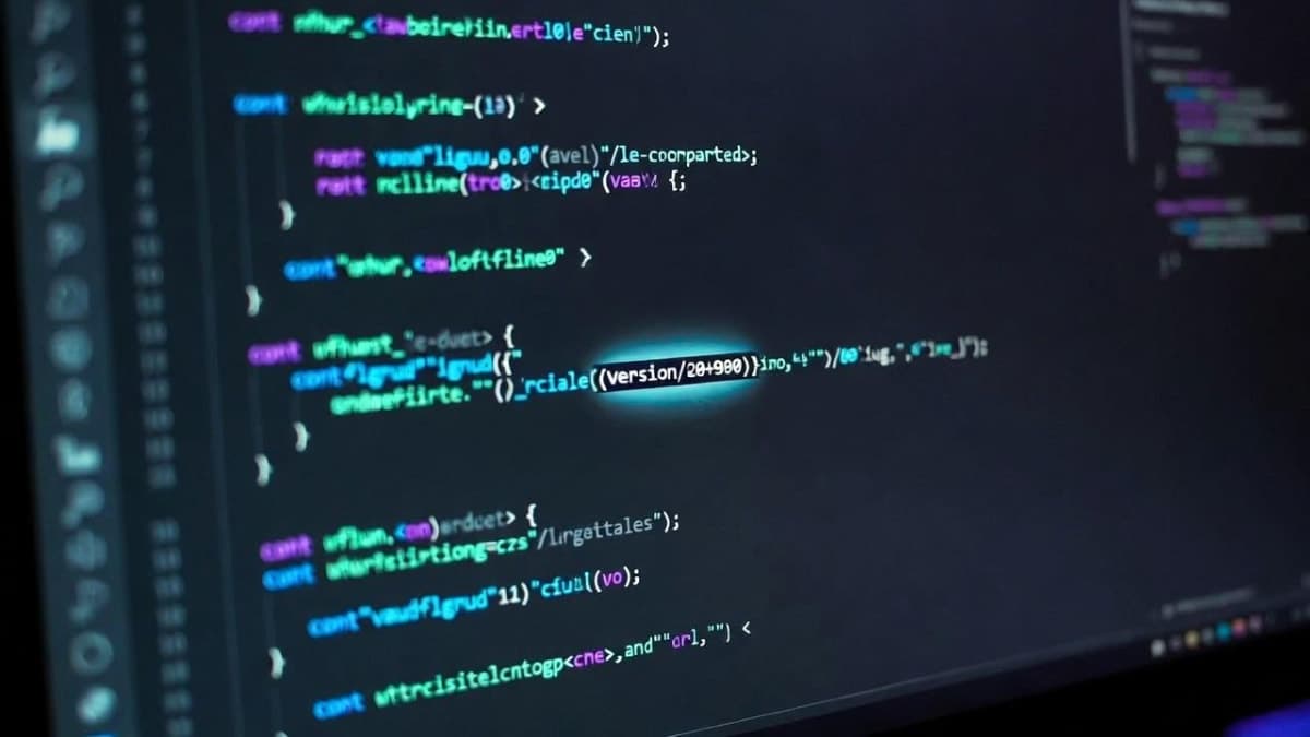 Code diff showing a version string being hastily changed in a GitHub pull request