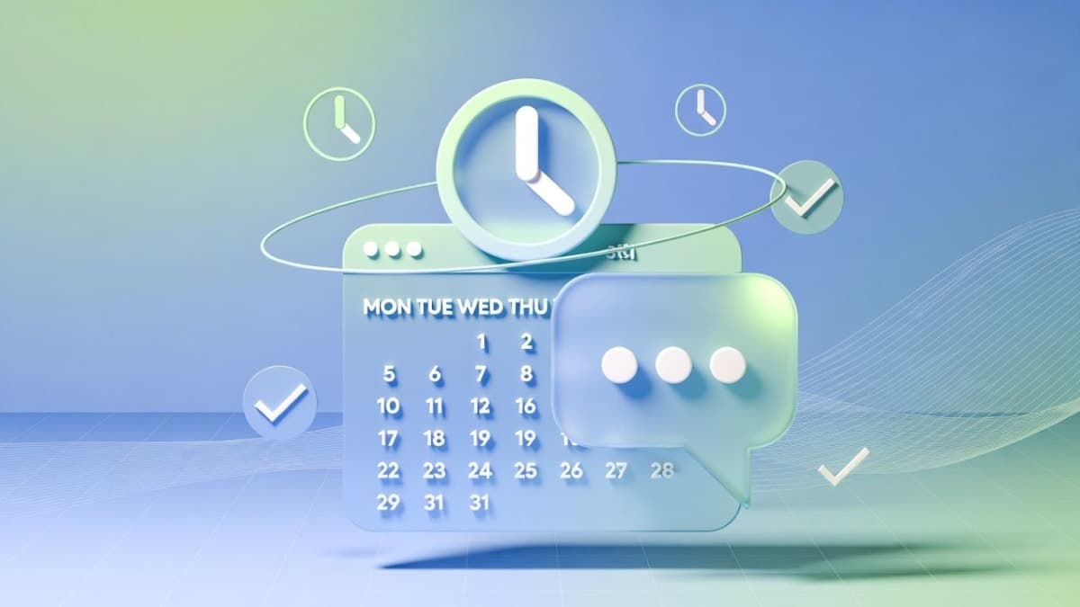 Google Gemini app interface showing a scheduled task automation panel with recurring action settings