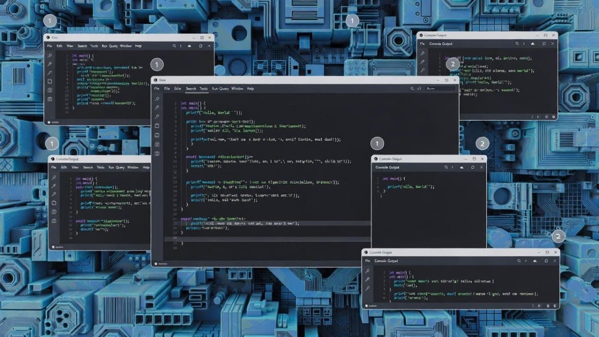 OpenAI Codex desktop application running on a Windows environment with multiple coding agent threads visible