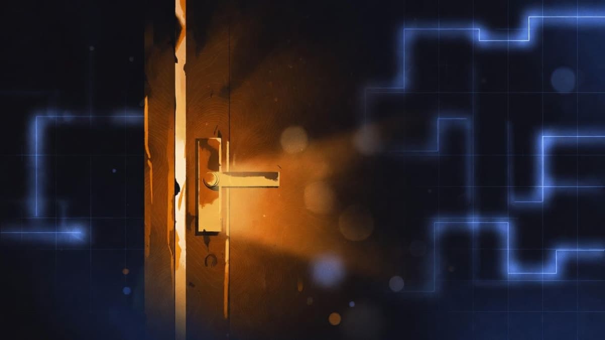 ChatGPT interface on a smartphone screen with a blurred OpenAI logo in the background