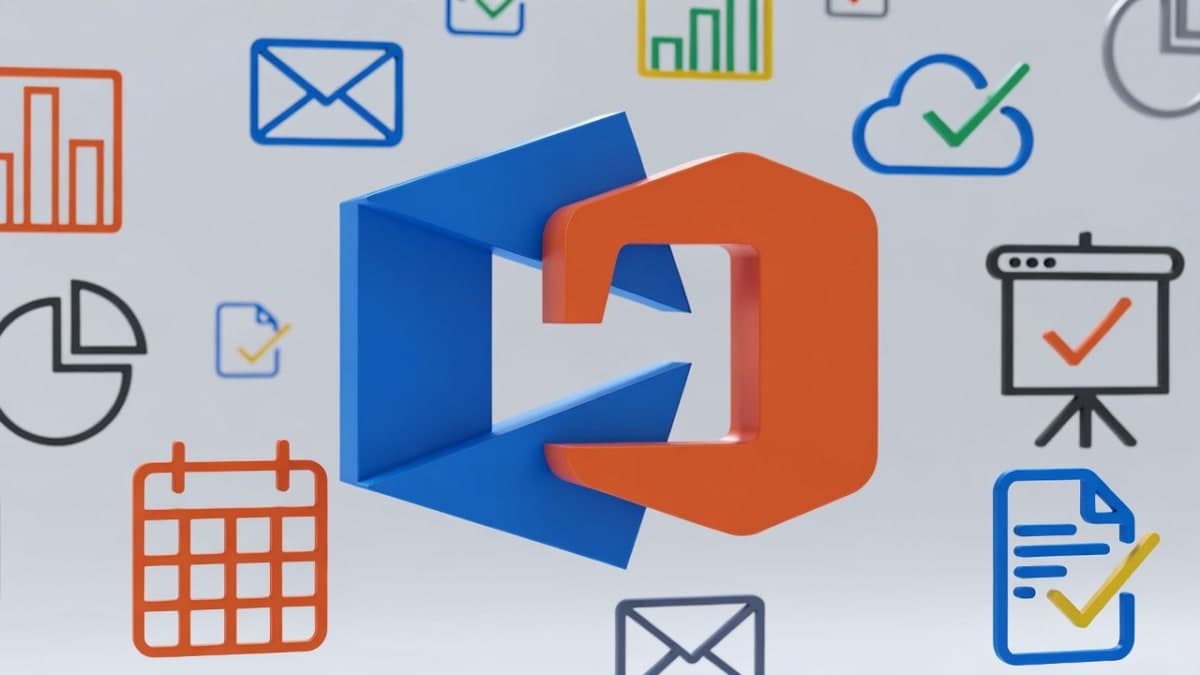 Abstract visualization of two AI systems merging, represented by overlapping digital workflow diagrams in blue and orange tones