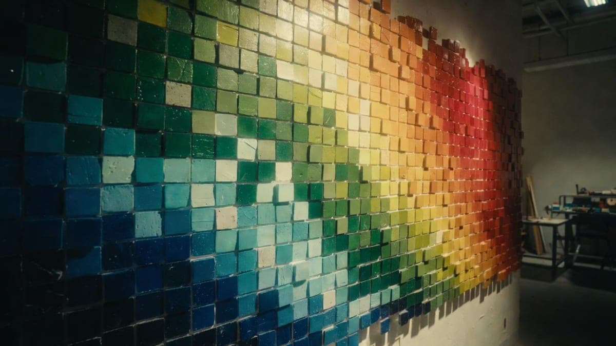 Interactive treemap visualization showing 342 US occupations color-coded by AI exposure scores from green to red