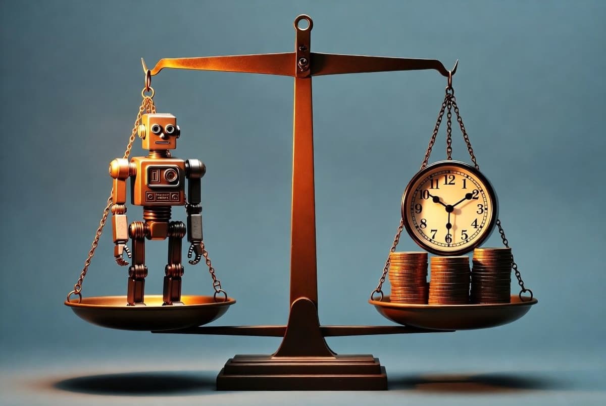 Sam Altman sitting at a conference table with American flag in background, discussing policy