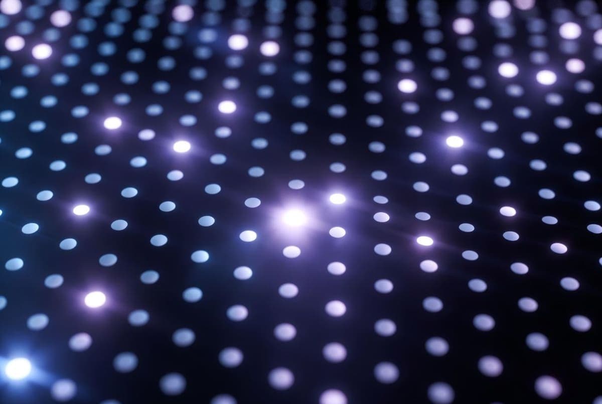 Abstract neural network diagram showing sparse activation of a subset of expert nodes in a larger network, visualizing mixture-of-experts routing