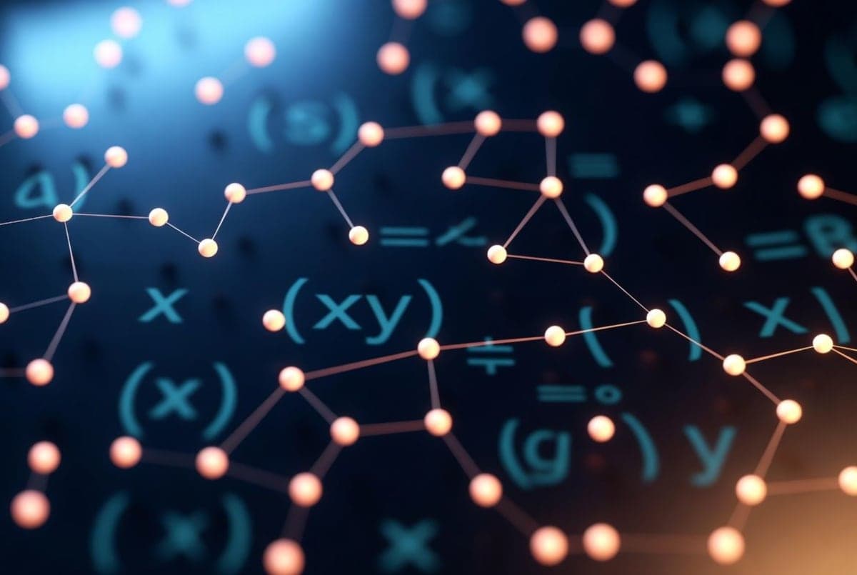 Scattered geometric points on a plane connected by unit-length line segments, forming an irregular constellation beyond a square grid pattern
