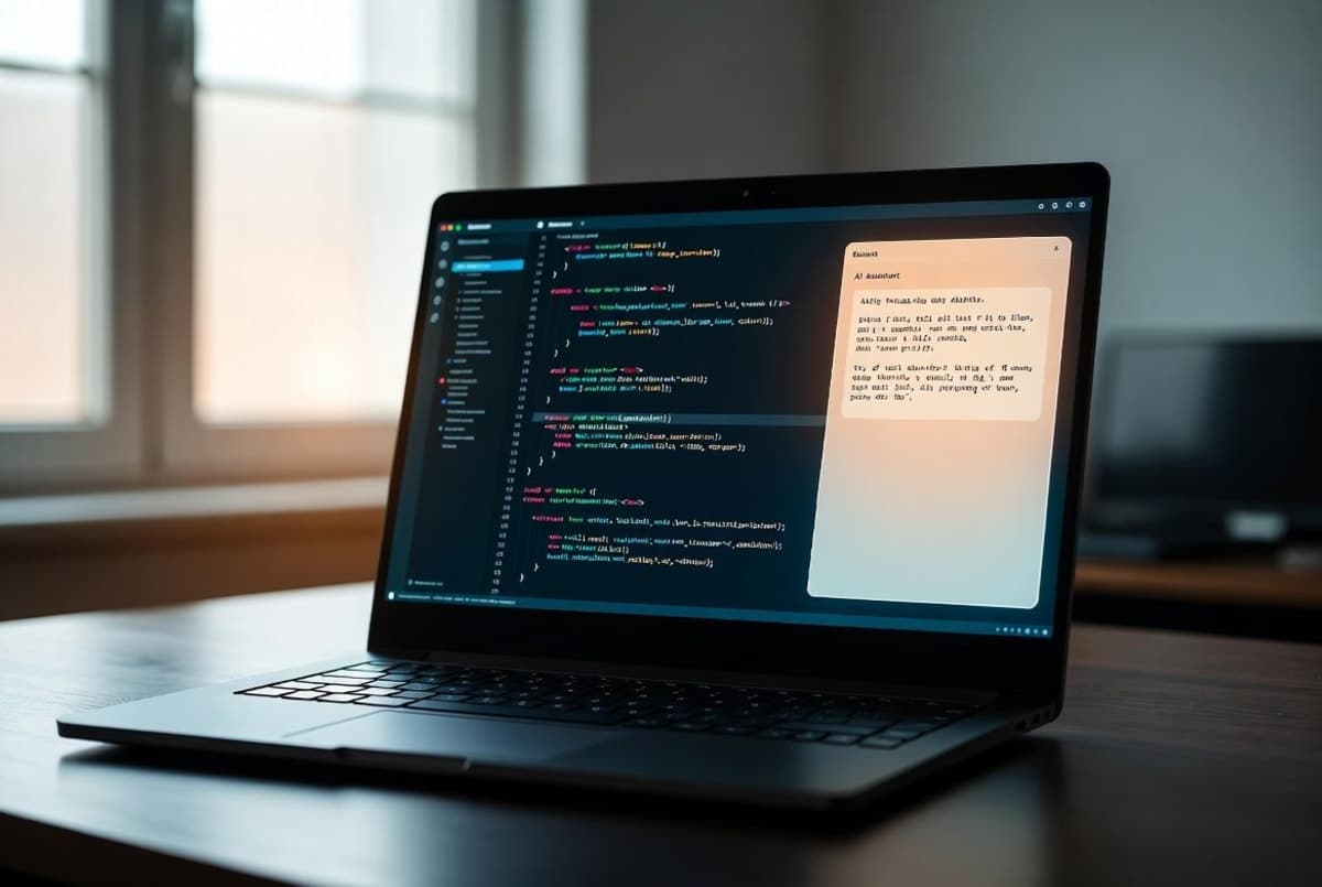 A Colab notebook open in a browser with an AI agent side panel proposing code changes in a diff view
